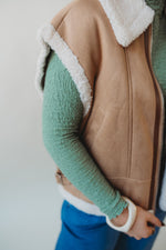 Suede Zip Vest