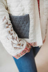 Delilah Quilted Knit Jacket