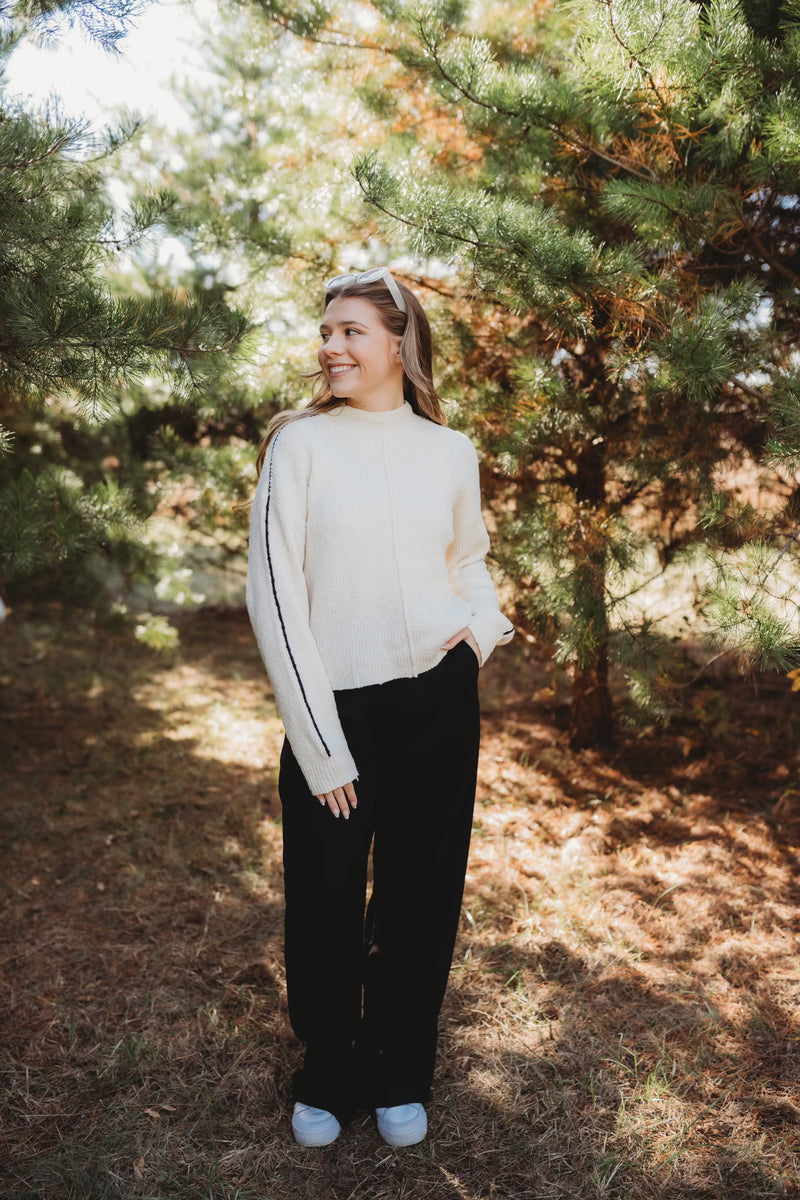 The Pleated Dress Pants- Black