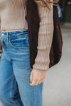 Mable Mocha Top