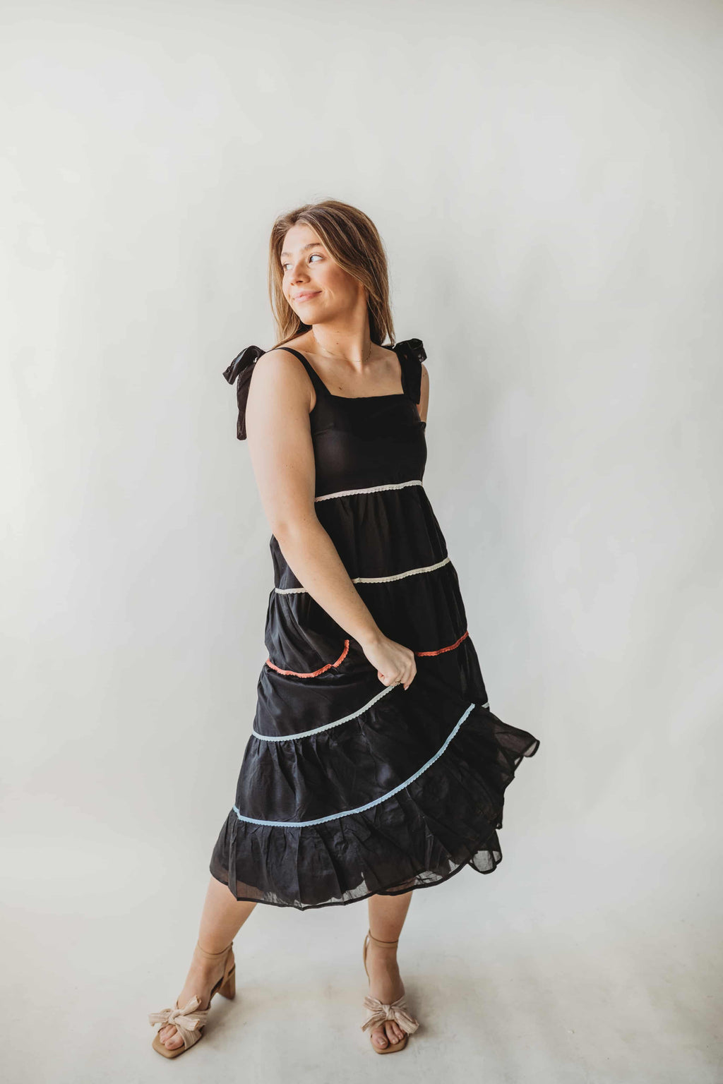 Nancy Tiered Midi Dress