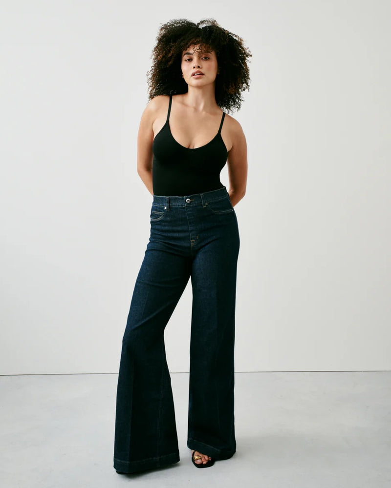 SPANX The Perfect Pant, Wide Leg - Raw Indigo