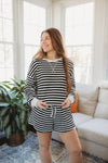 Halee Striped Cozy Set