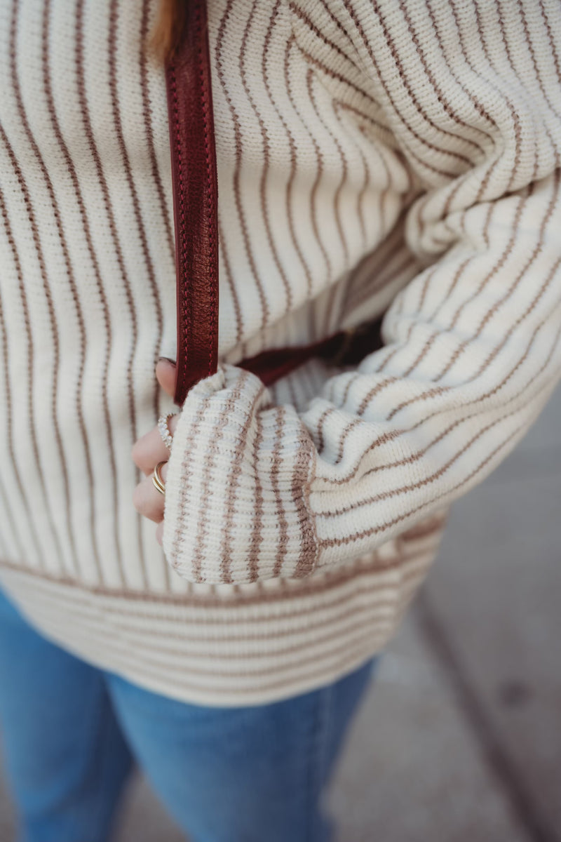 Two Tone Collared Sweater