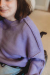 Knitted Delilah Sweater- Lavender