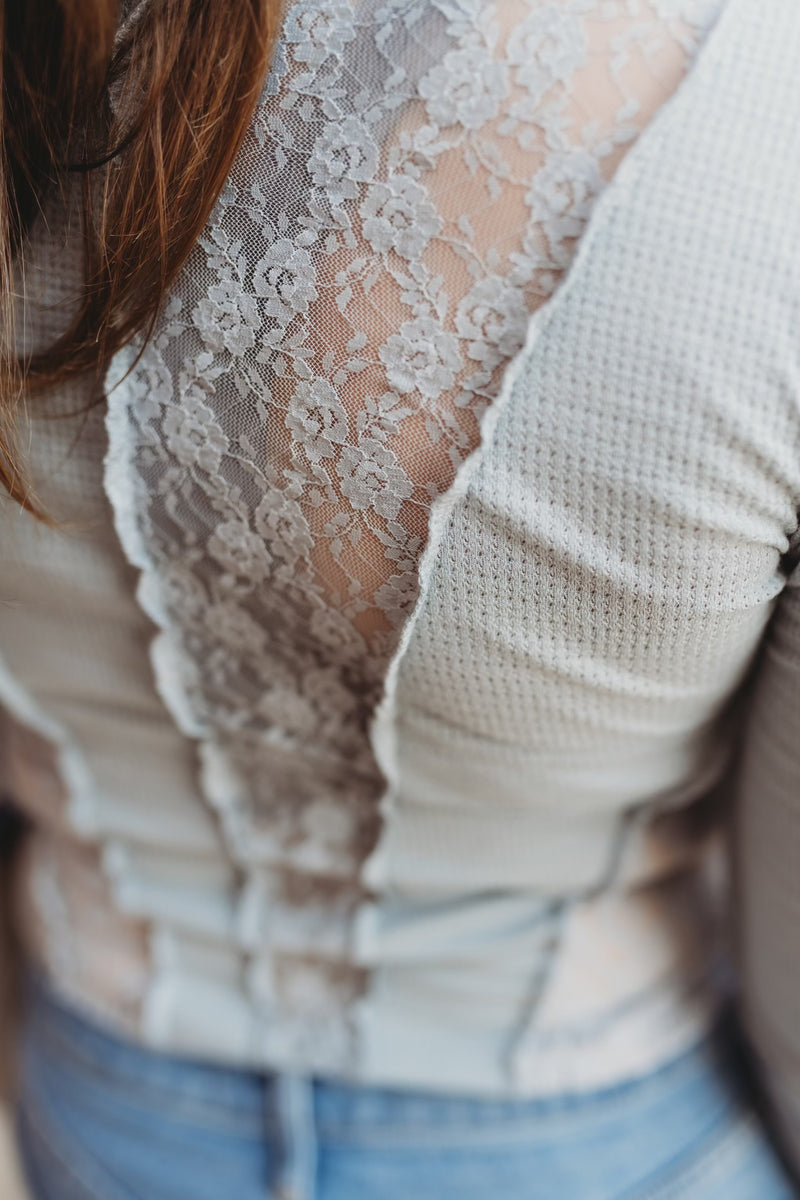 Chic Lace Long Sleeve Top