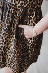 Leopard Mini Babydoll Dress