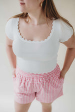 Max Striped Shorts - Pink