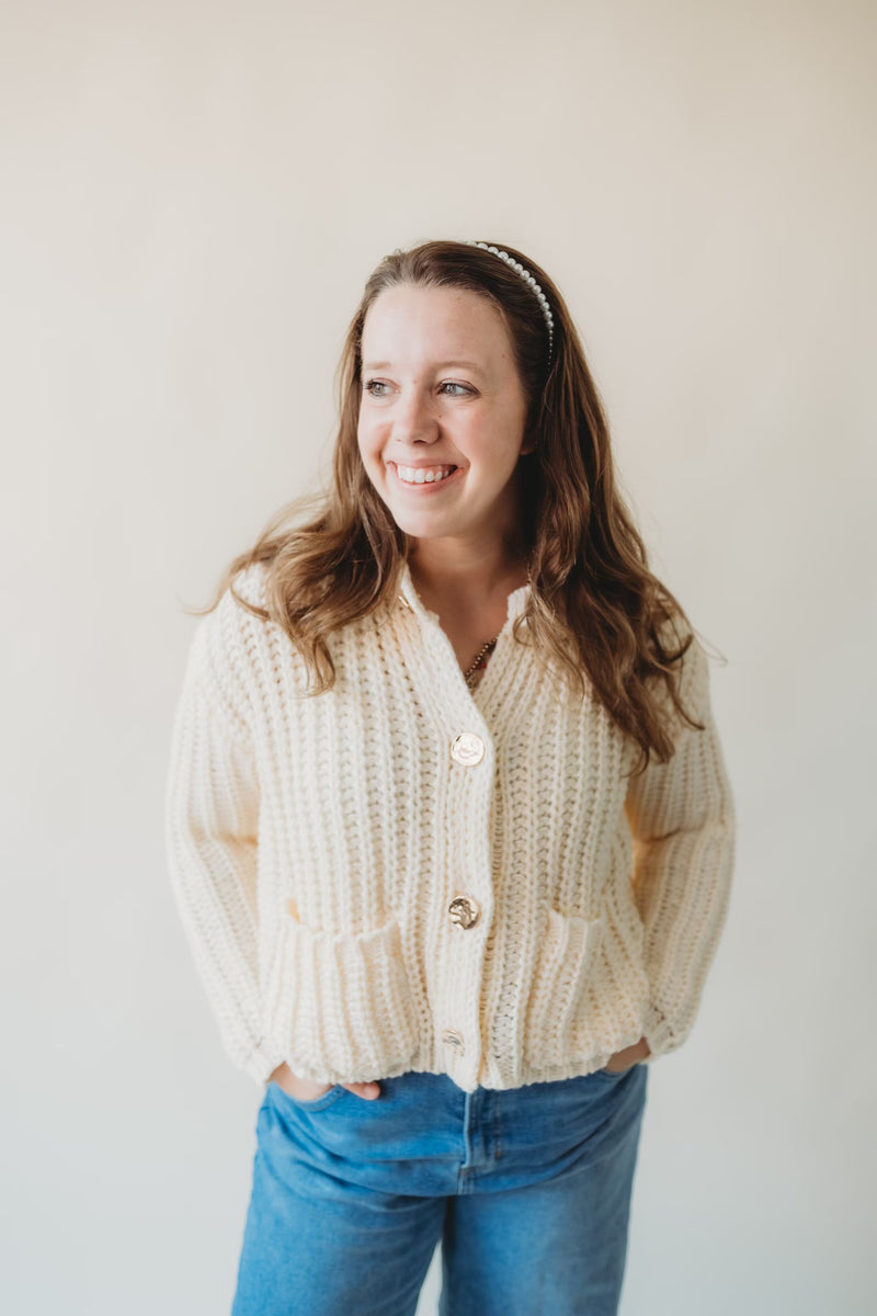 Golden Chunky Sweater