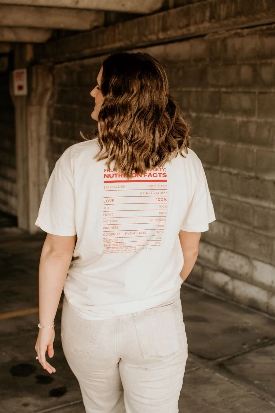NUTRITION FACTS Strawberry Comfort Colors Tee