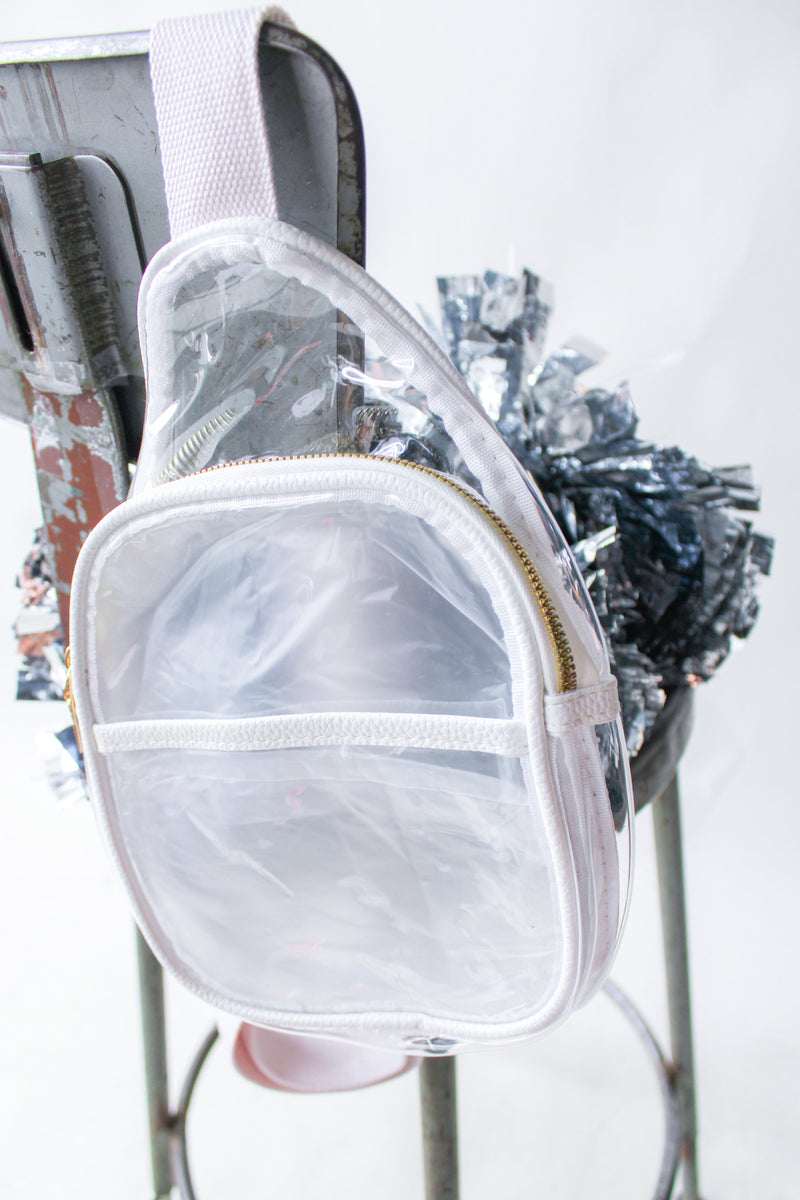 Clear White Stadium Backpack