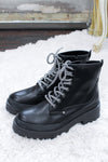 Ymelda Combat Boots -Black