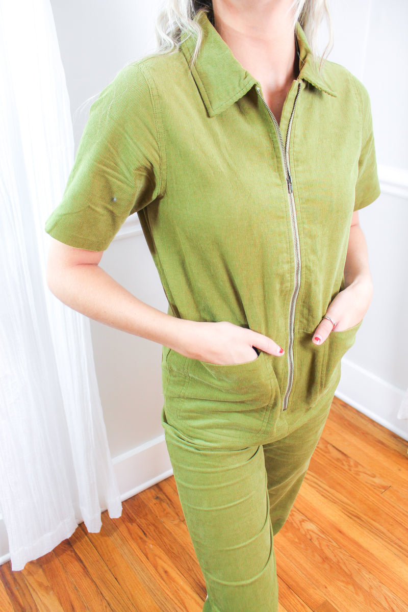 The Colby Jumpsuit -Olive